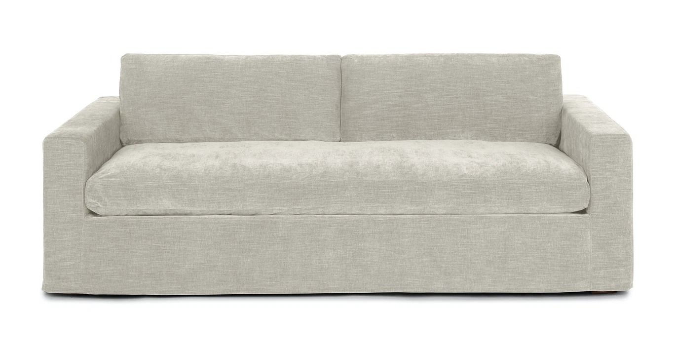 Alzey Whistle Gray Slipcover Sofa thumbnail 2