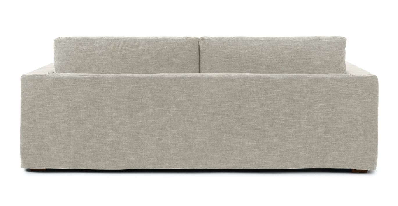 Alzey Whistle Gray Slipcover Sofa thumbnail 4