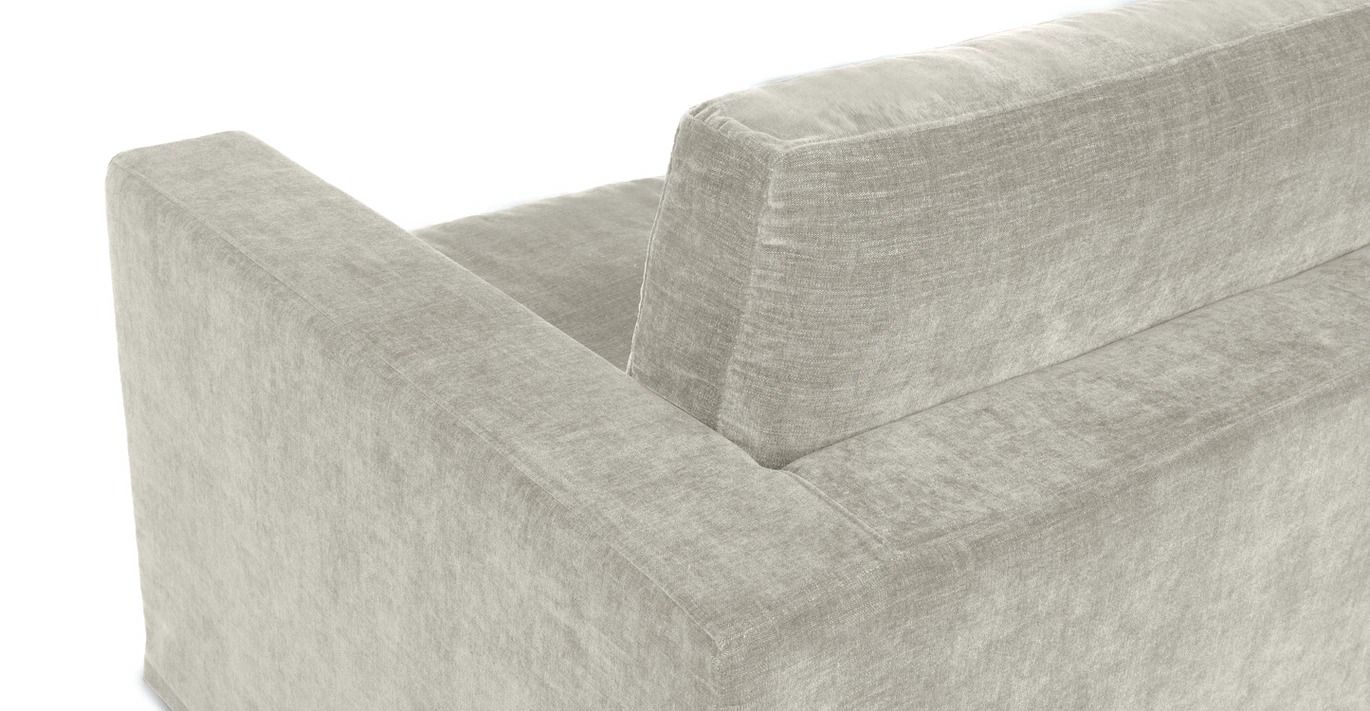 Alzey Whistle Gray Slipcover Sofa thumbnail 5