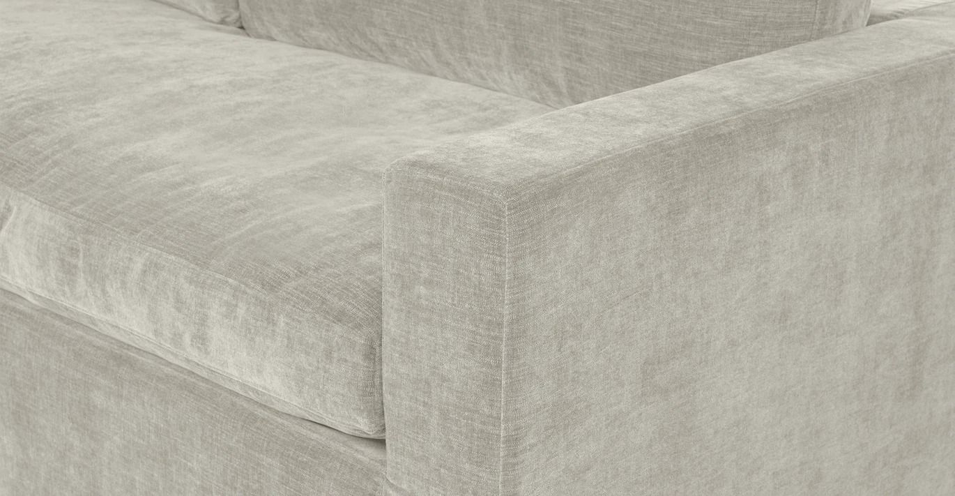 Alzey Whistle Gray Slipcover Sofa thumbnail 6