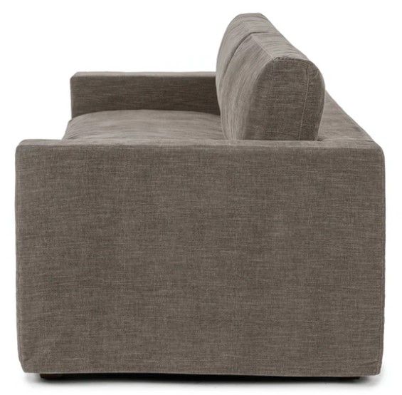Alzey Geo Gray Slipcover Sofa thumbnail 3