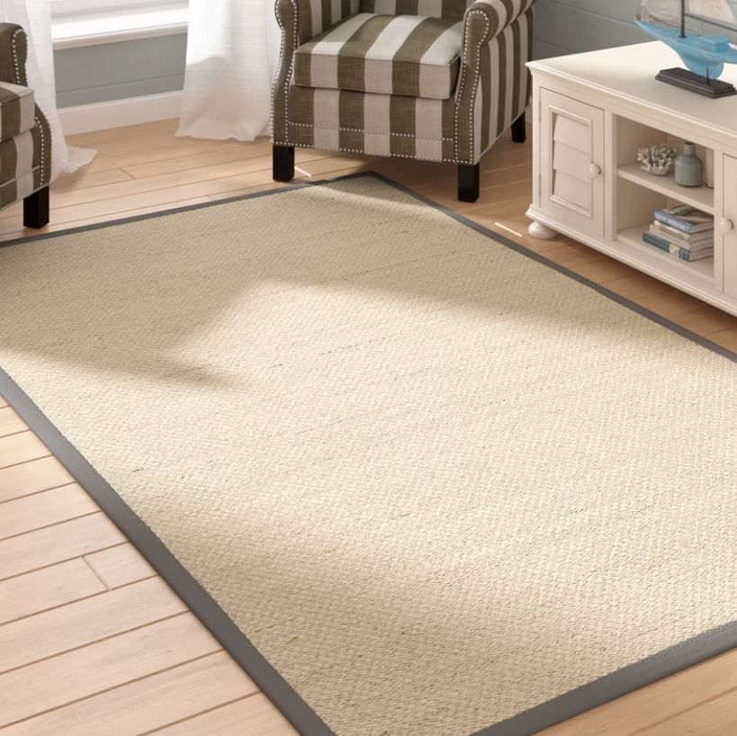 Jeremy Sisal Marble Dark Gray Area Rug thumbnail 2