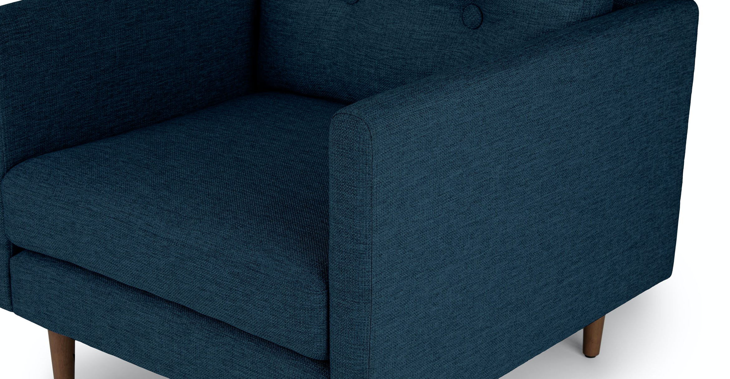 Anton twilight blue lounge chair thumbnail 2