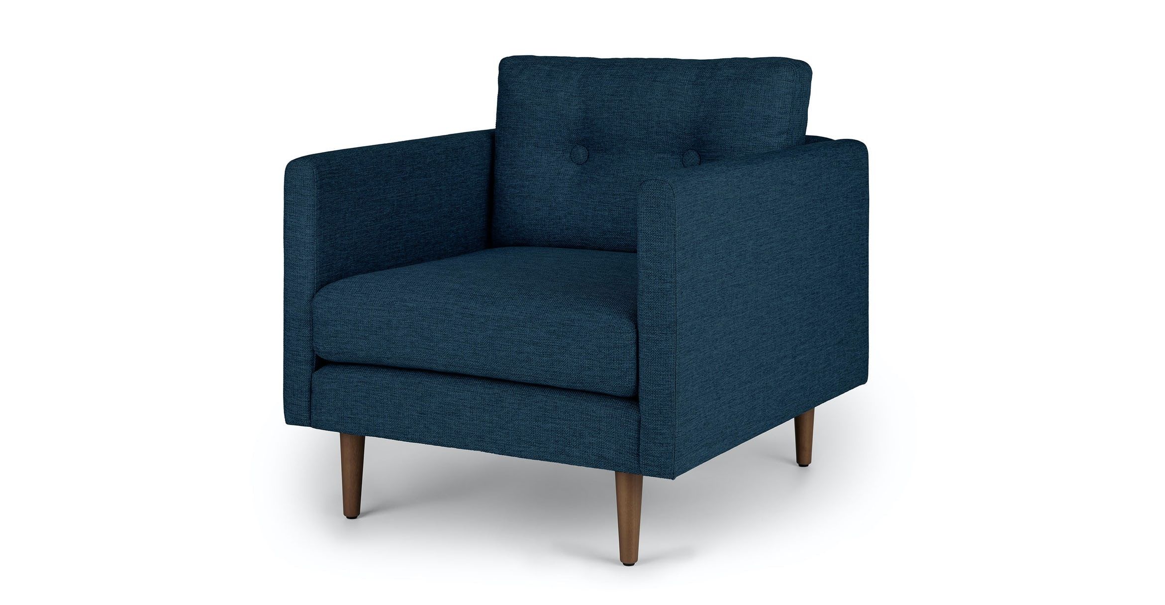 Anton twilight blue lounge chair thumbnail 5