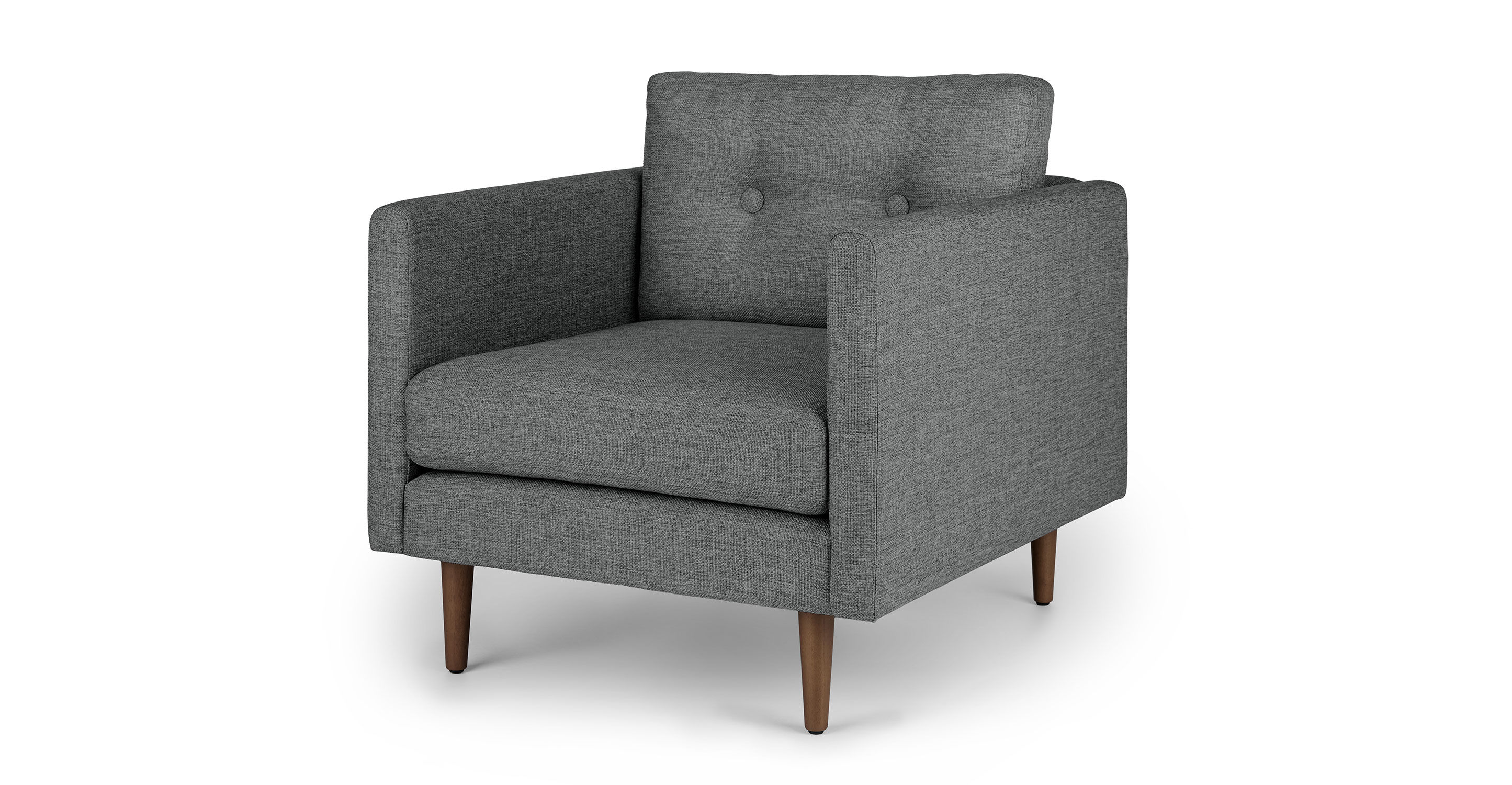 Anton gravel gray lounge chair thumbnail 3