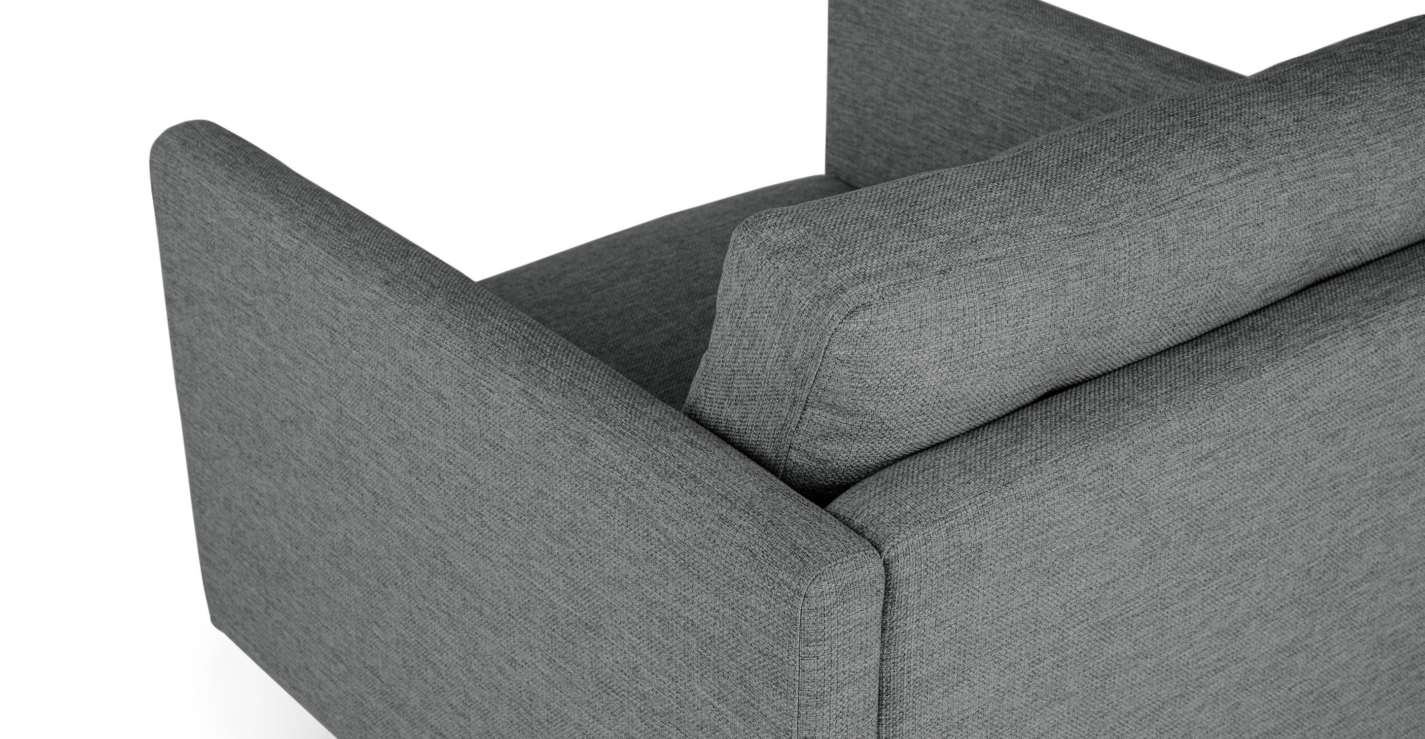 Anton gravel gray lounge chair thumbnail 5