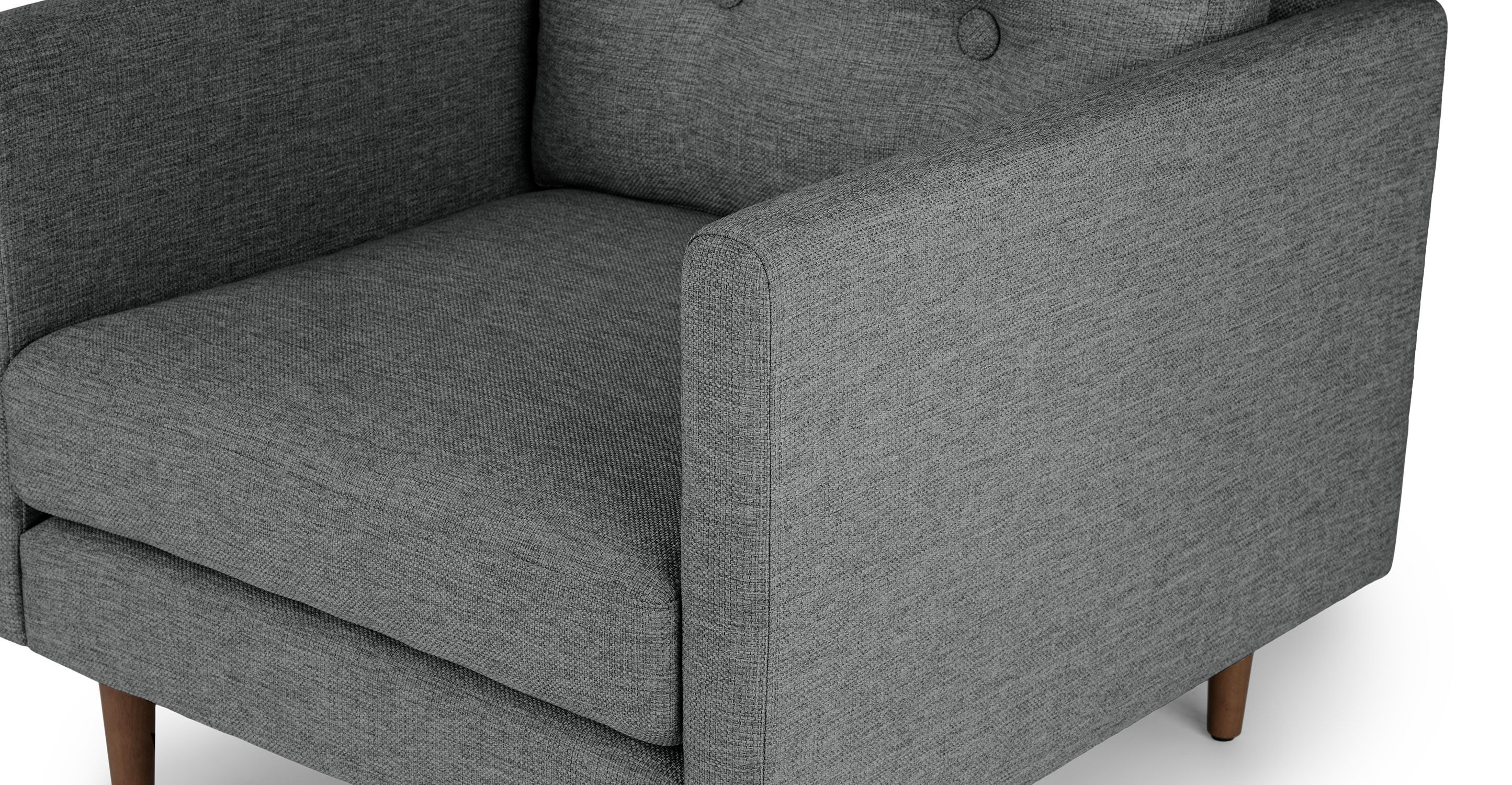 Anton gravel gray lounge chair thumbnail 6
