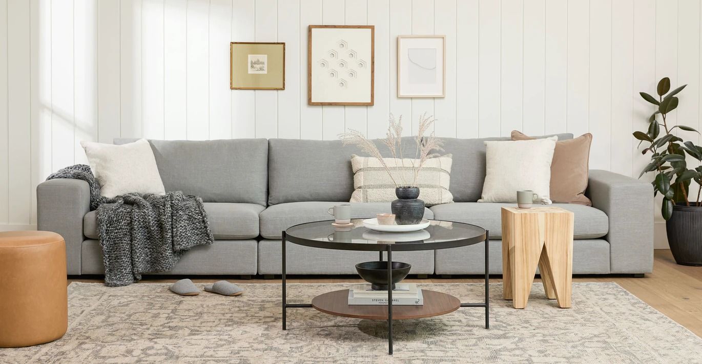 Beta Summit Gray Modular Sofa thumbnail 2