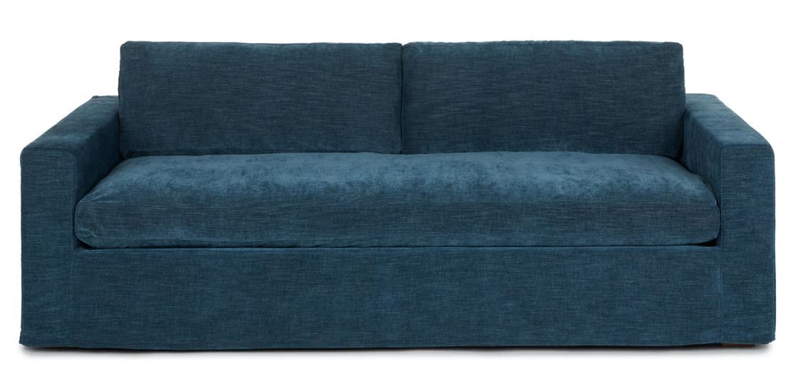 Alzey Dash Blue Slipcover Sofa thumbnail 2