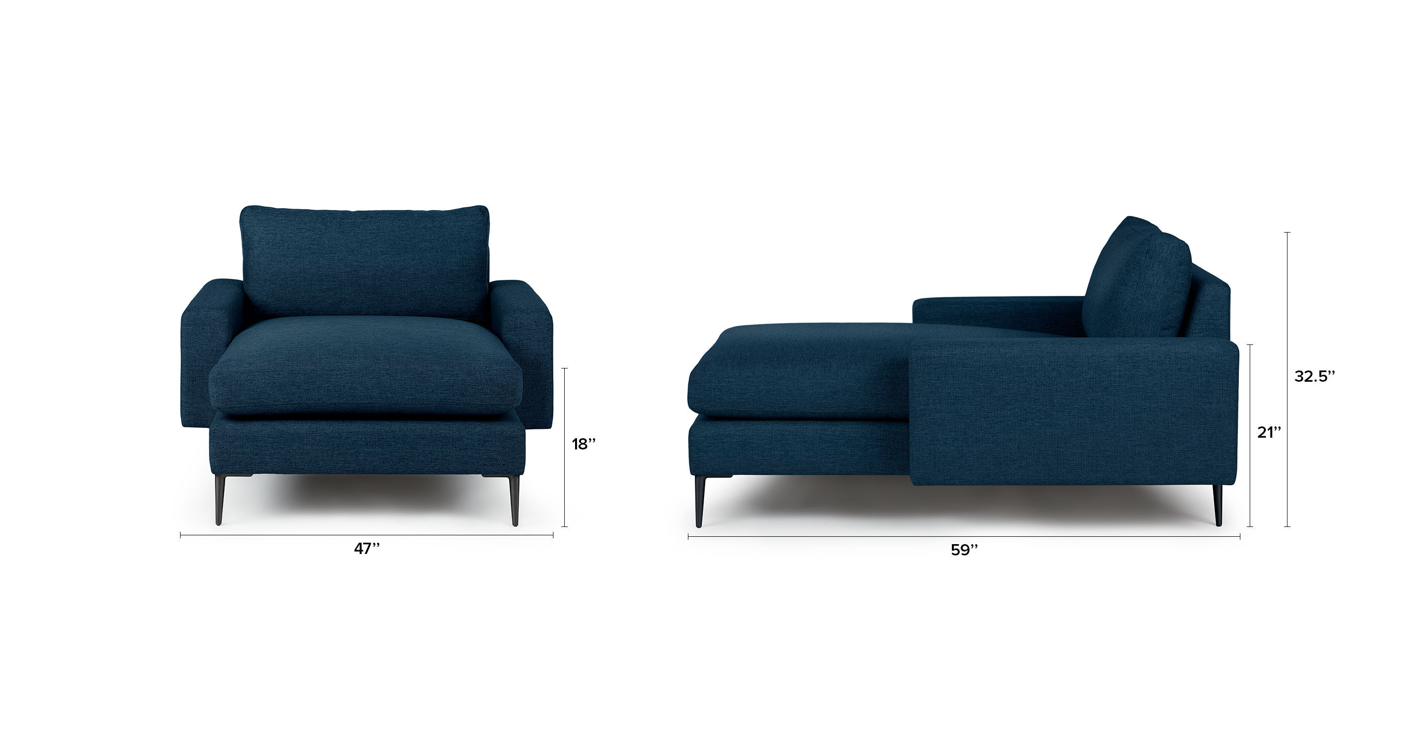 Nova Twilight Blue Daybed thumbnail 6