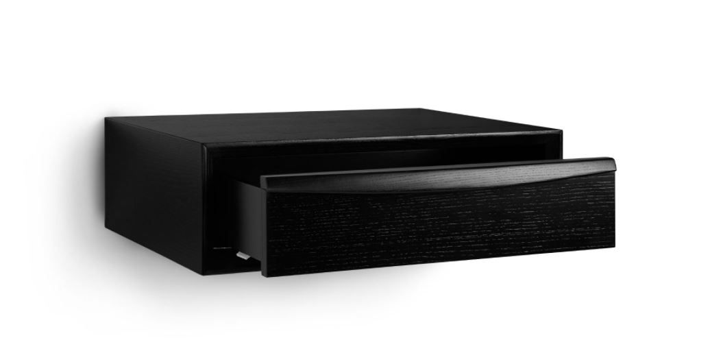 Lenia Black Ash Floating Nightstand thumbnail 4