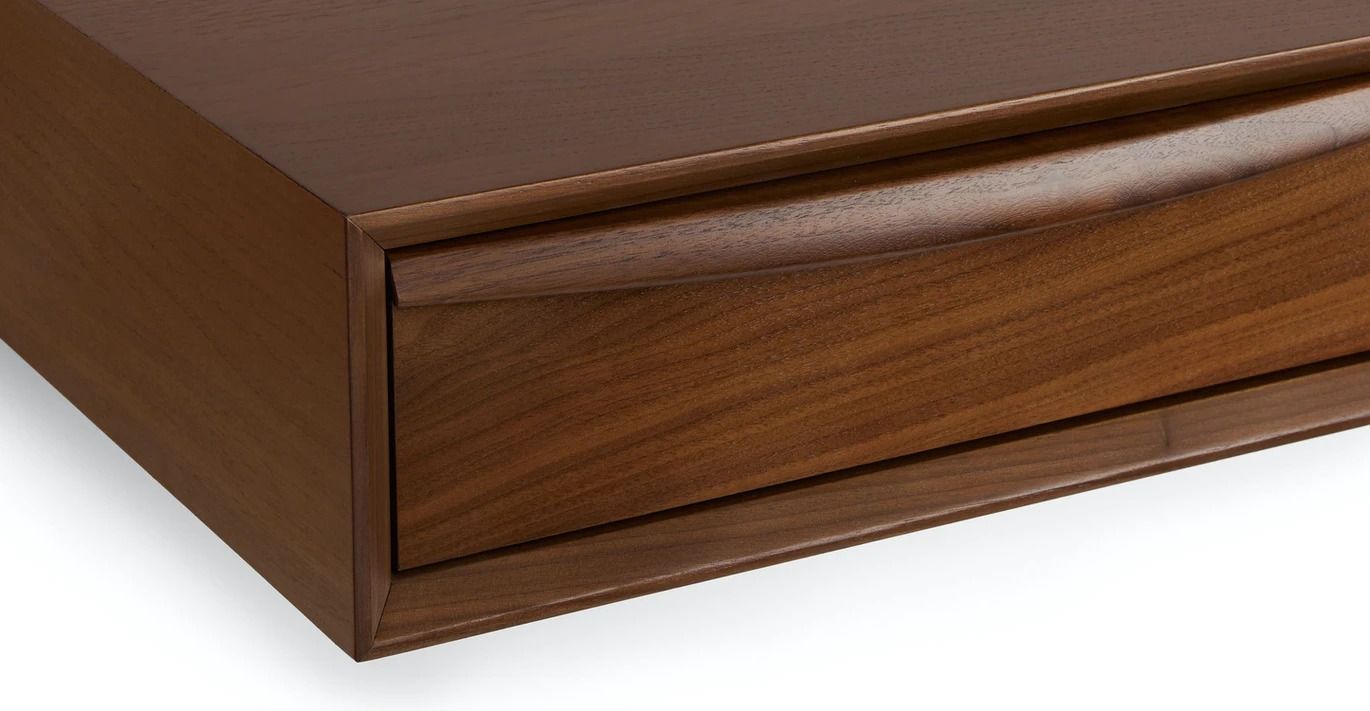 Lenia Walnut Floating Nightstand thumbnail 6