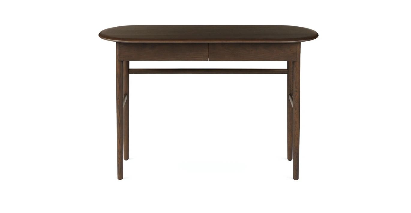 Valis Dark Oak Desk thumbnail 2