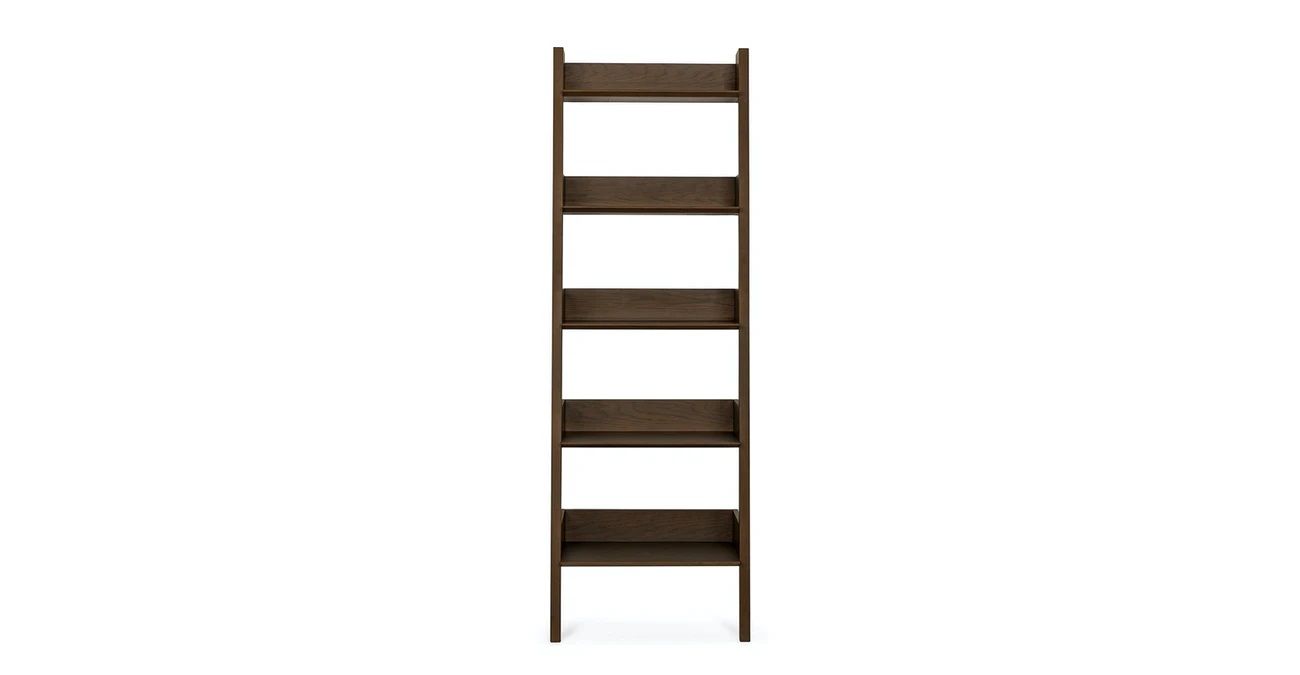 Fantol Dark Oak Narrow Bookcase thumbnail 3