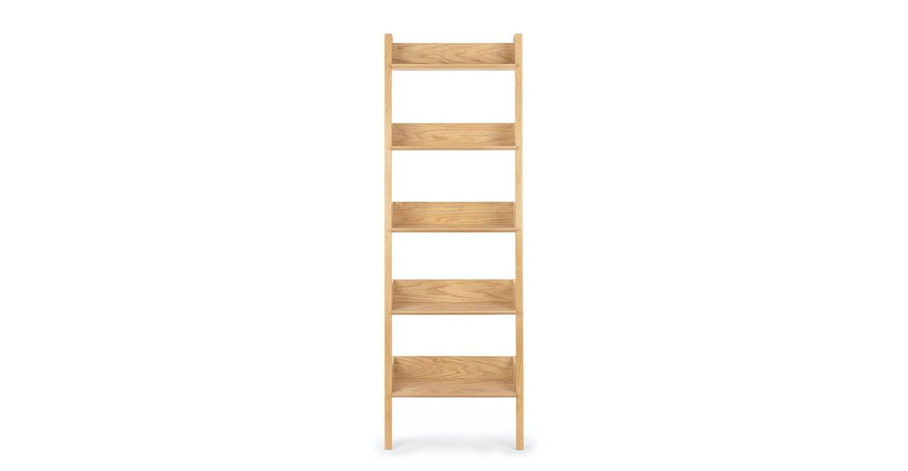 Fantol Oak Narrow Bookcase thumbnail 2