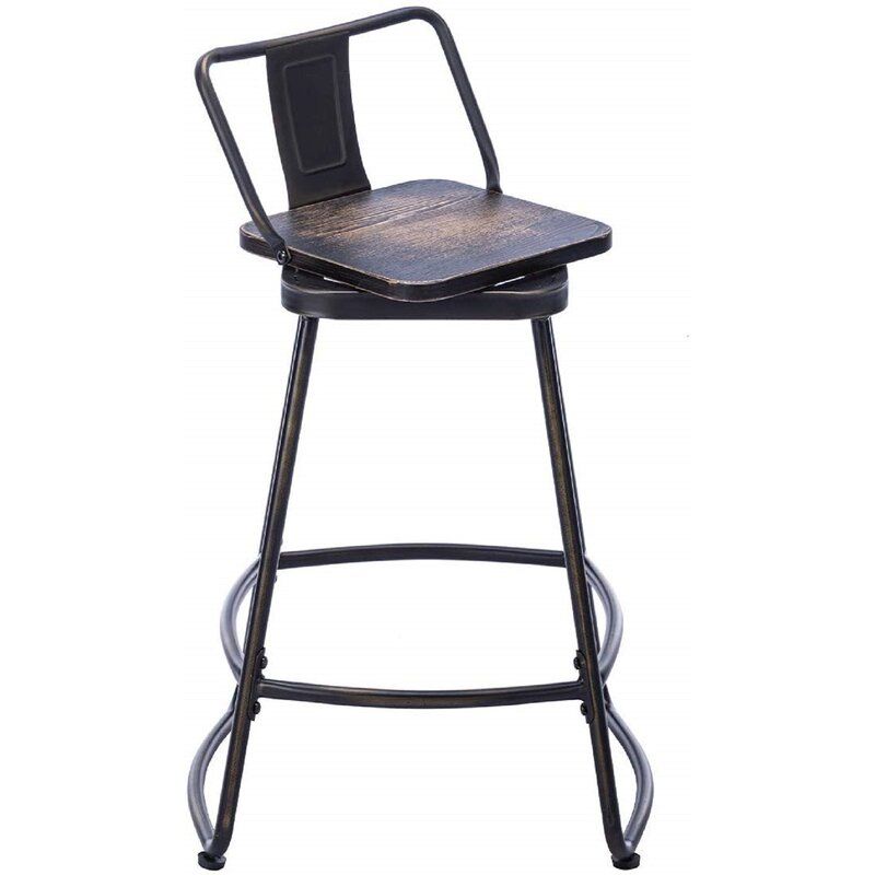 Marcene Swivel Bar Stool thumbnail 3