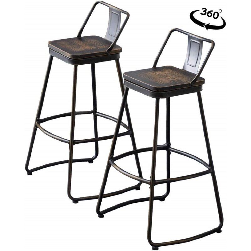 Marcene Swivel Bar Stool thumbnail 4