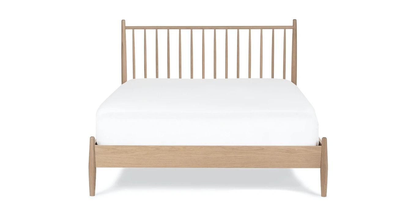 Lenia White Oak Bed-Queen thumbnail 3