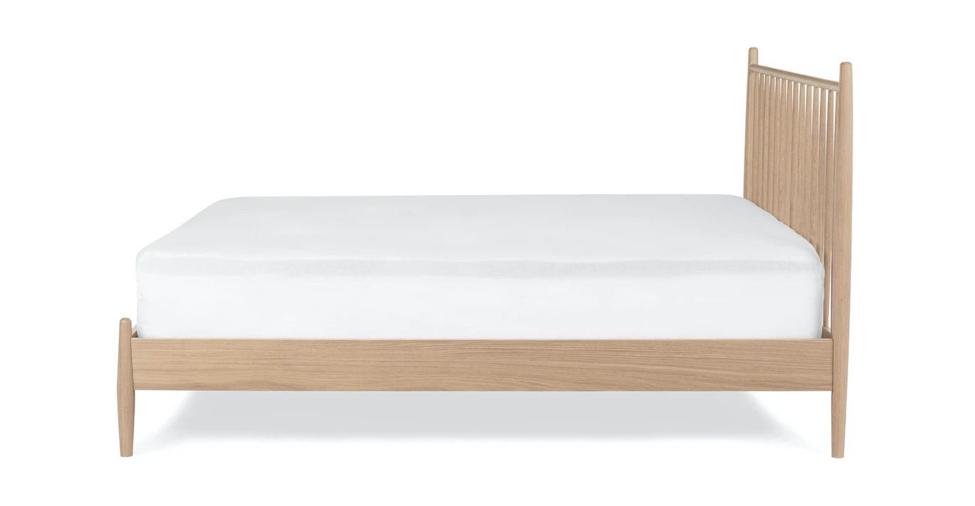 Lenia White Oak Bed-Queen thumbnail 4