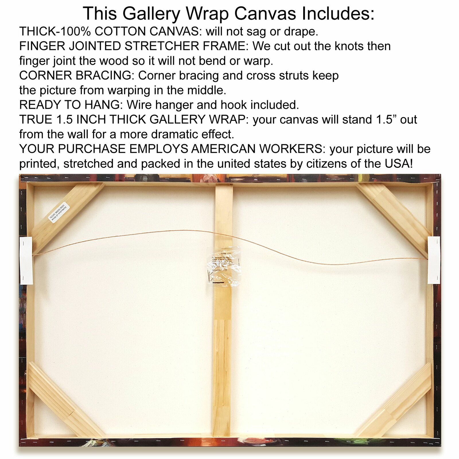 Textual Art Print on Canvas thumbnail 2