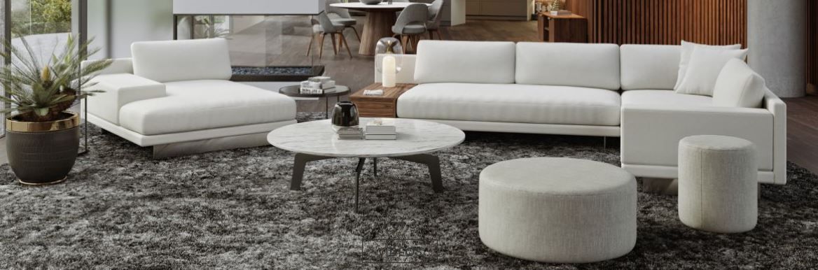 Dresden Armless Sofa with Storage Table thumbnail 3