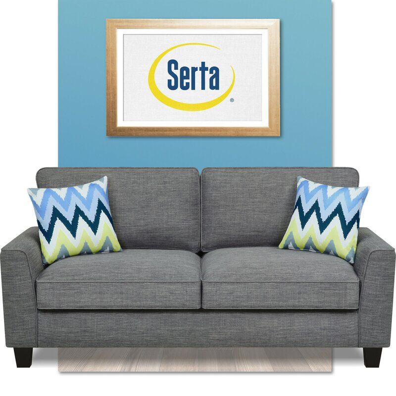 Astoria Microfiber 78 Square Arm Sofa  thumbnail 2