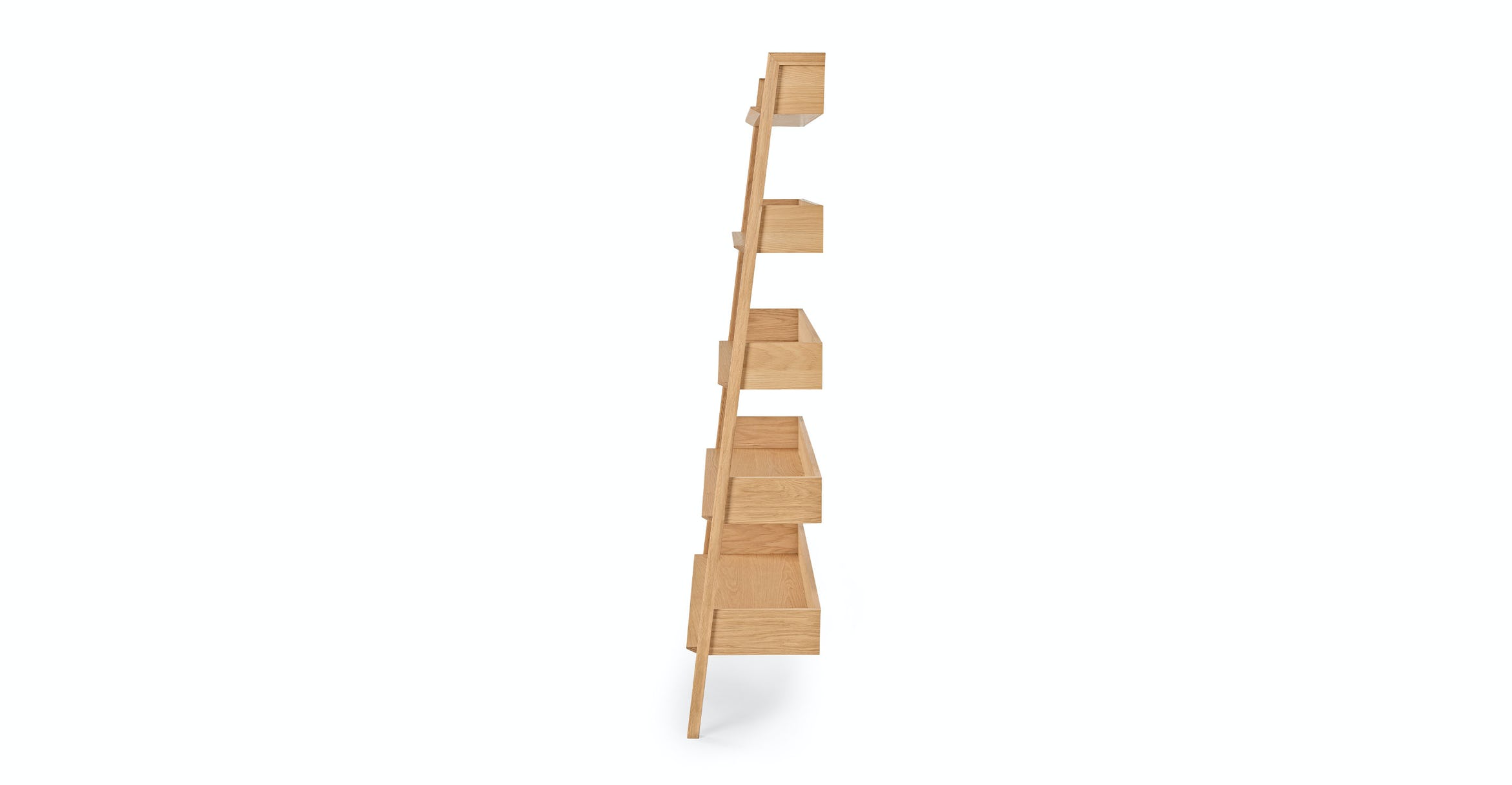Fantol Oak Wide Bookcase thumbnail 3