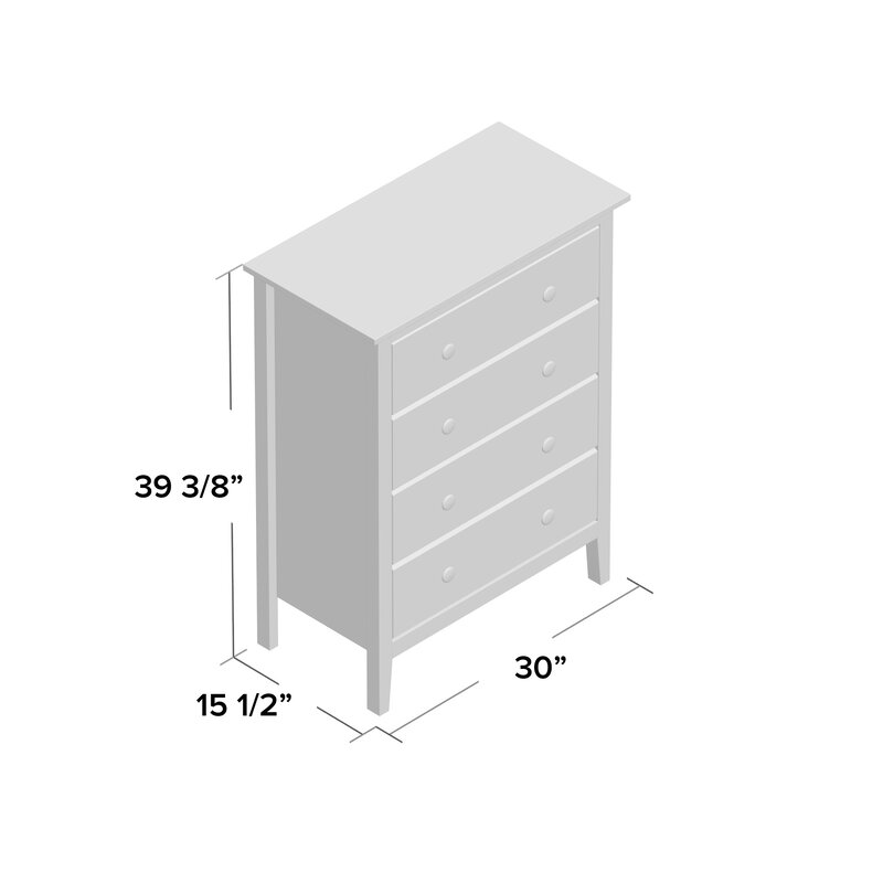 Kissell 4 Drawer Chest thumbnail 3