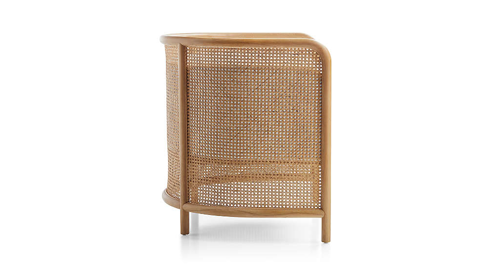 Fields Cane Back White Accent Chair thumbnail 8