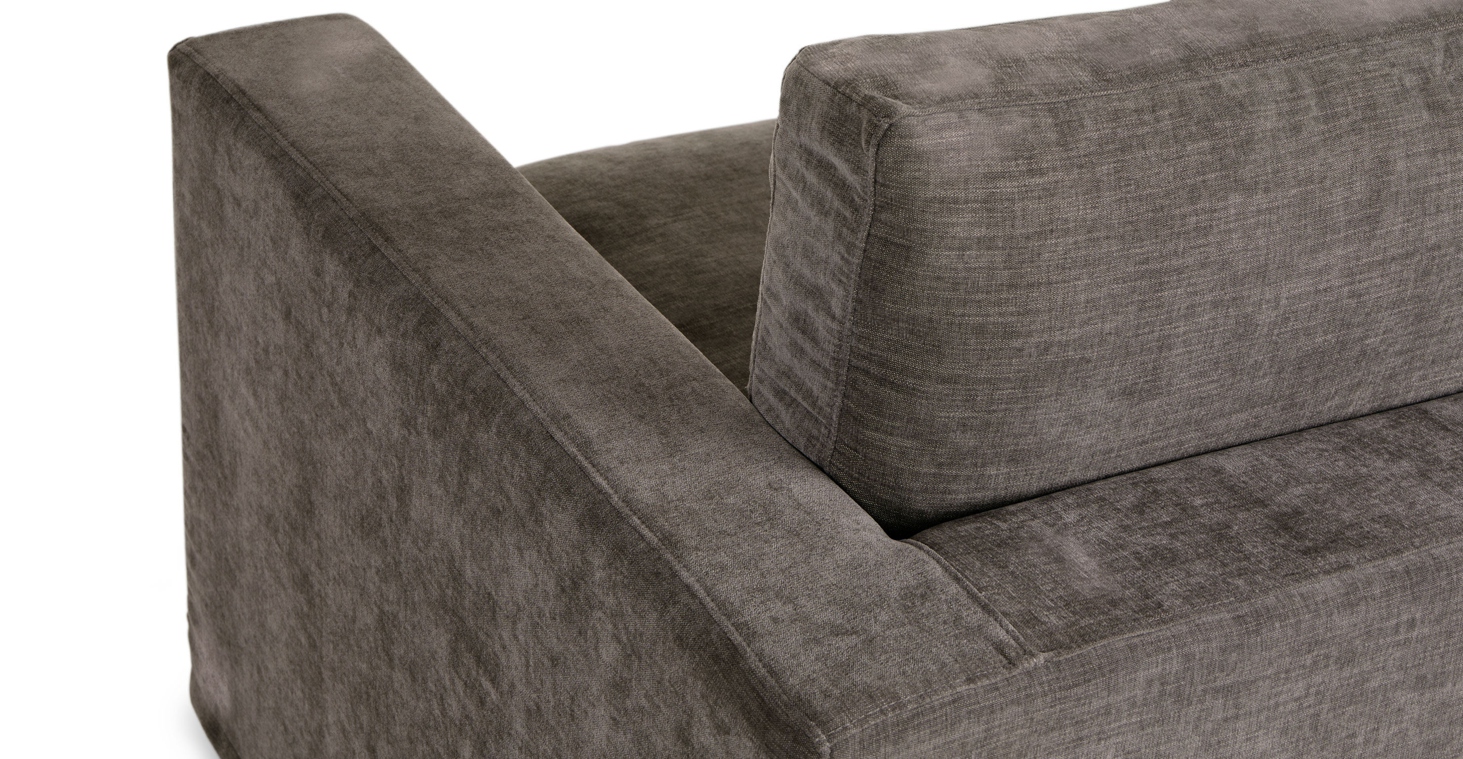 Alzey Geo Gray Slipcover Lounge Chair thumbnail 6