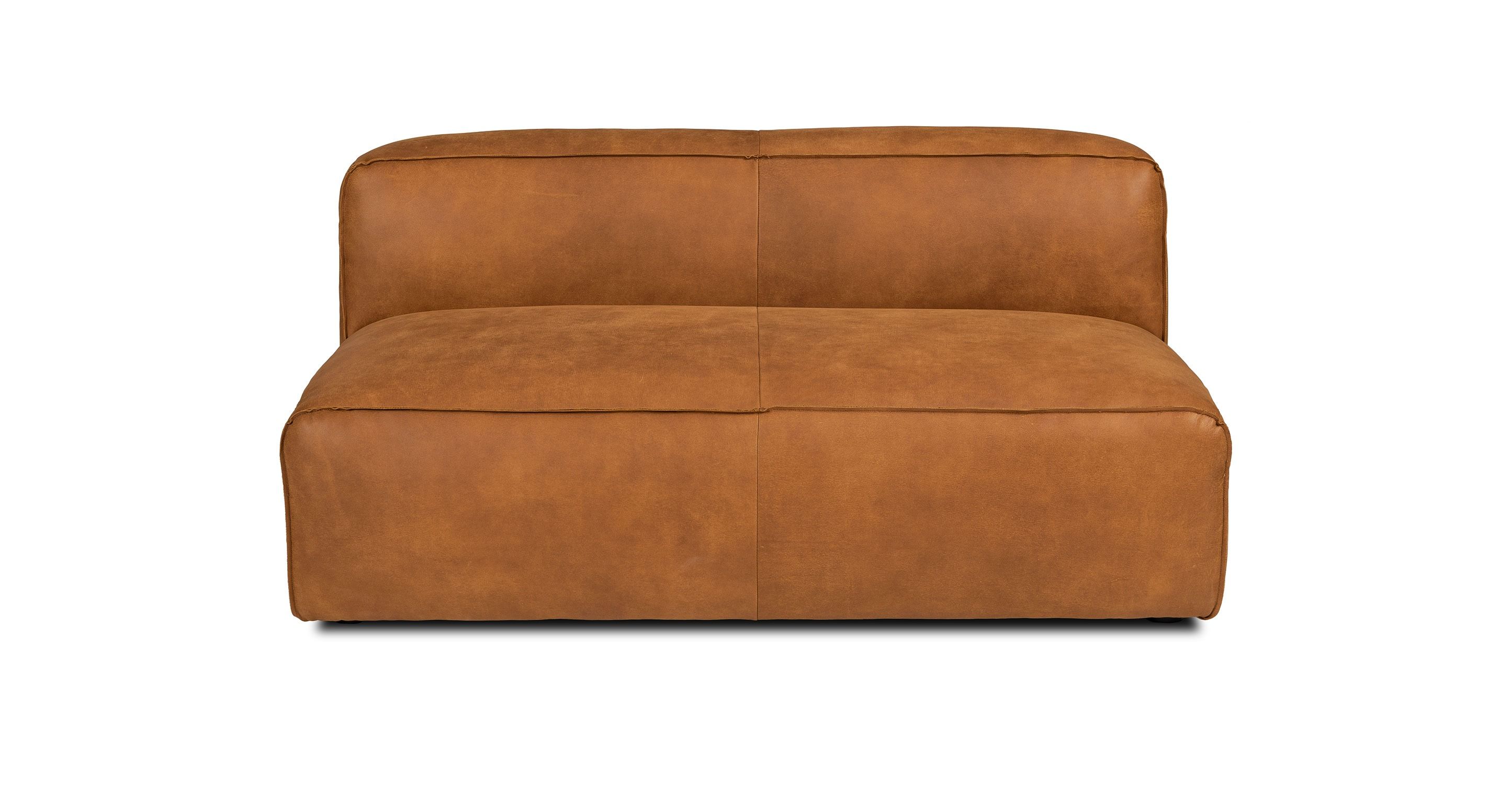 Cigar Rawhide Tan Loveseat thumbnail 3