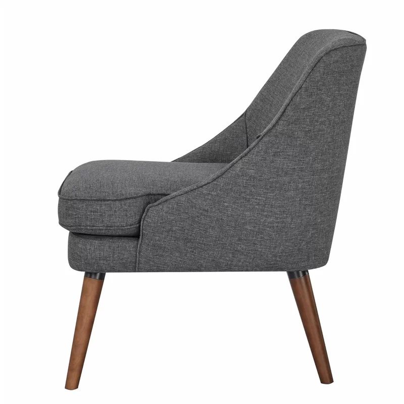 Kora Wide Linen Side Chair thumbnail 2