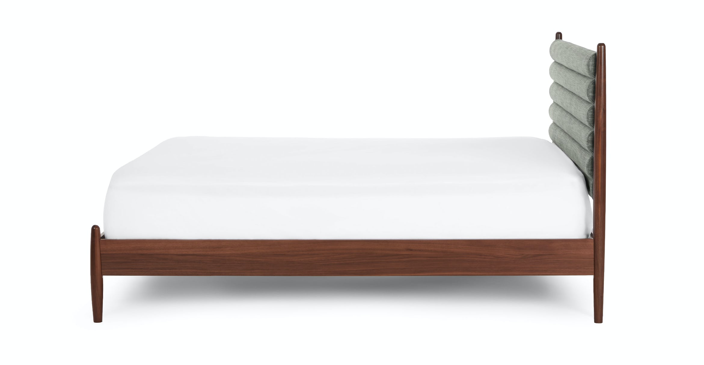 Lenia Pebble Gray Walnut Bed-Queen thumbnail 4