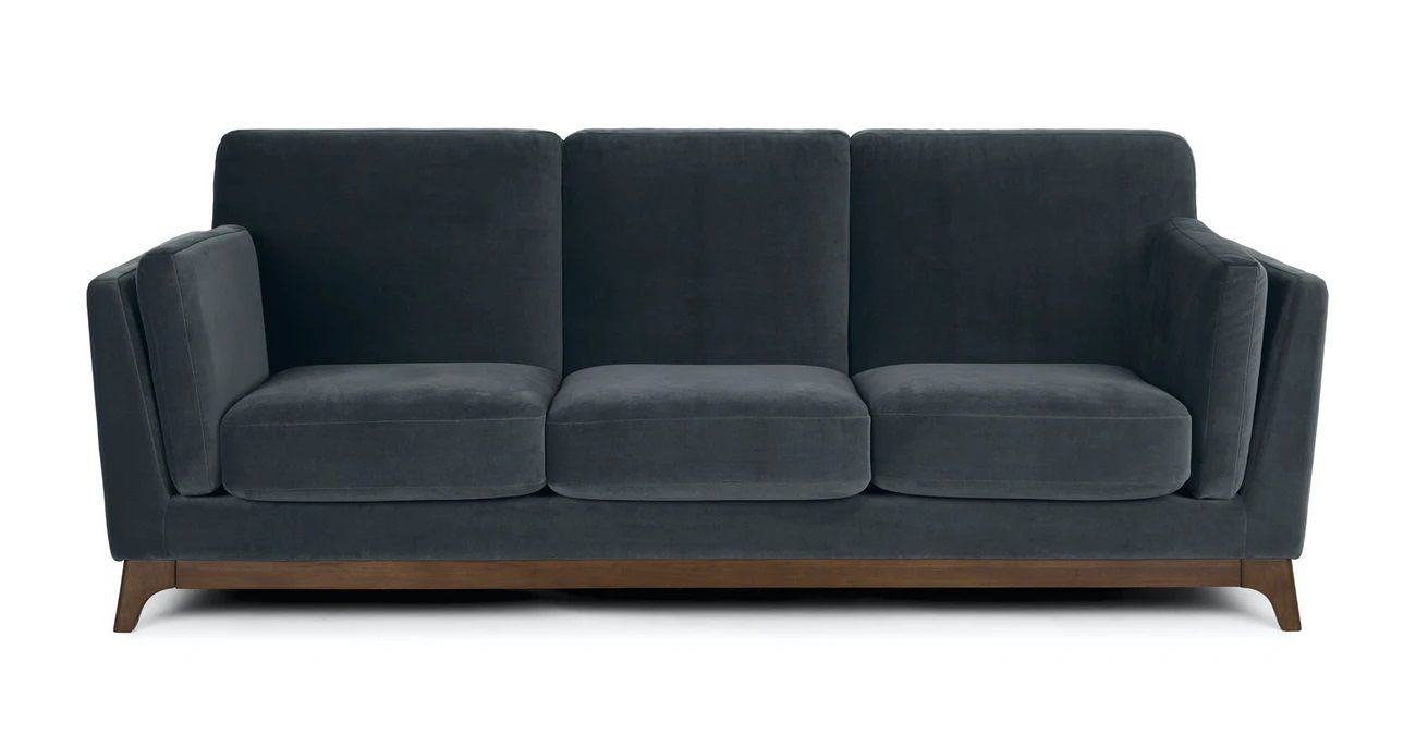 Ceni Deep Sea Blue Sofa thumbnail 2