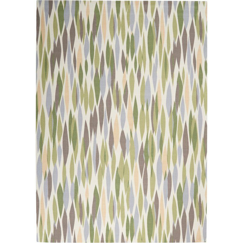 Egypt Power Loom Green Violet Rug thumbnail 3