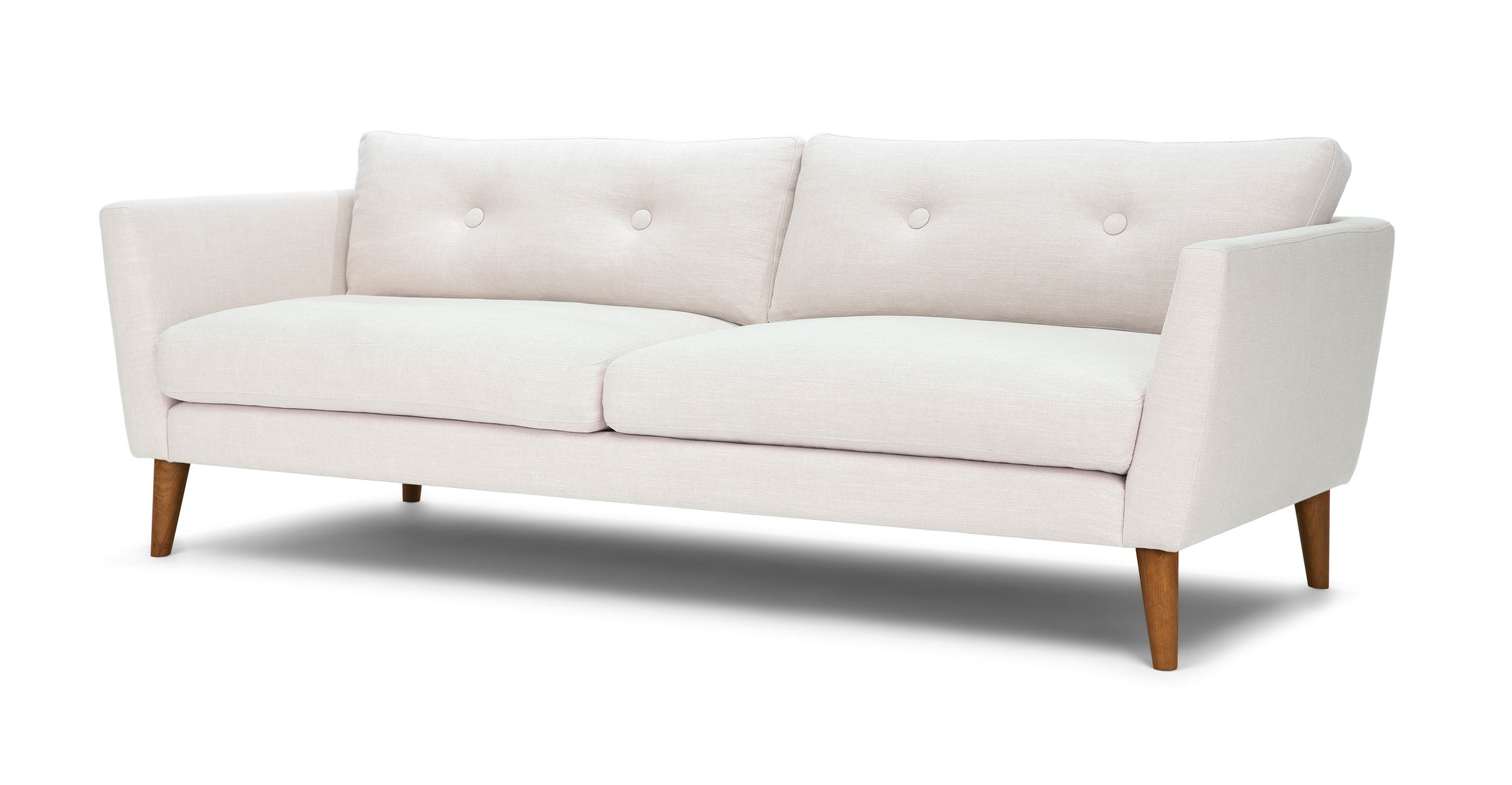 Emil Quartz White Sofa thumbnail 2