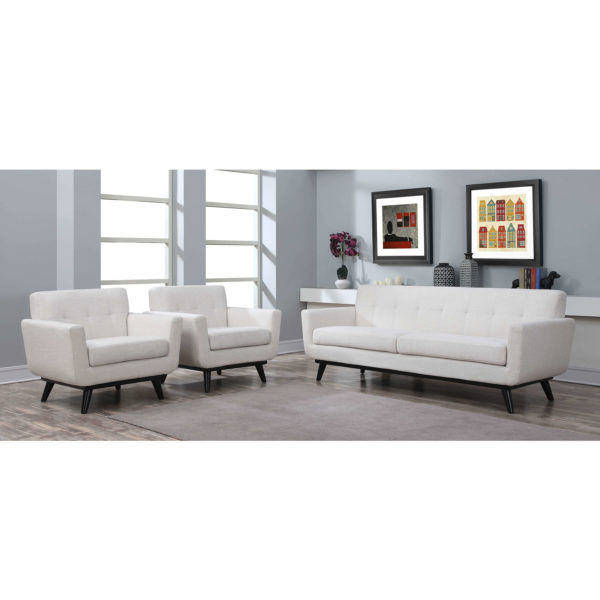 JAMES BEIGE LINEN SOFA thumbnail 2