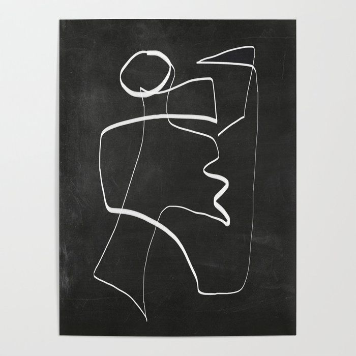 Abstract line art Poster thumbnail 2