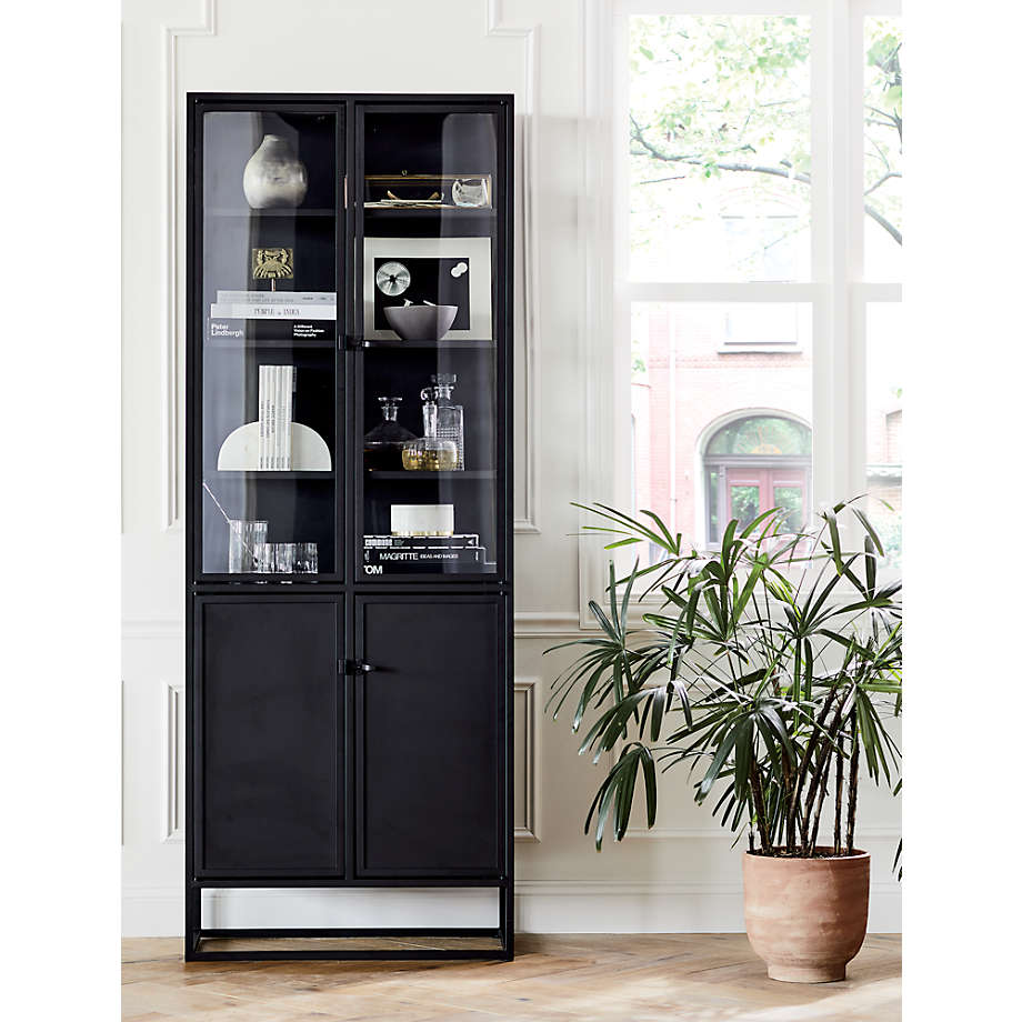 Casement Black Tall Cabinet thumbnail 2