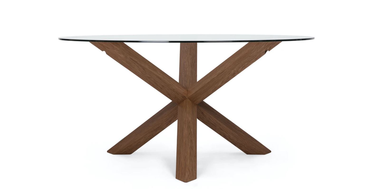 Trina Walnut Dining Table thumbnail 3