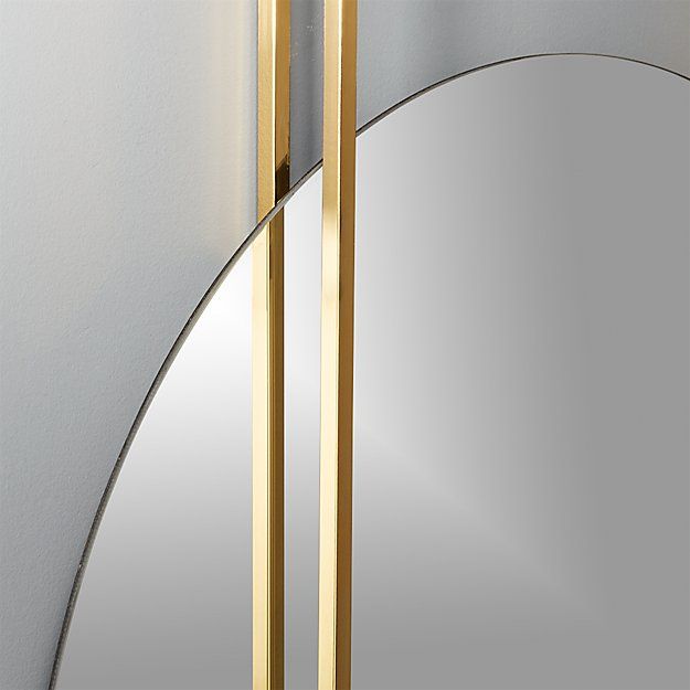 PENDULUM GOLD WALL MIRROR thumbnail 2