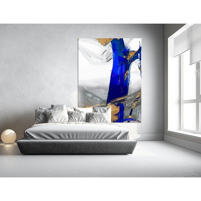 Indigo Abstract IV by PI Studio un frame 54''x72'' thumbnail 2