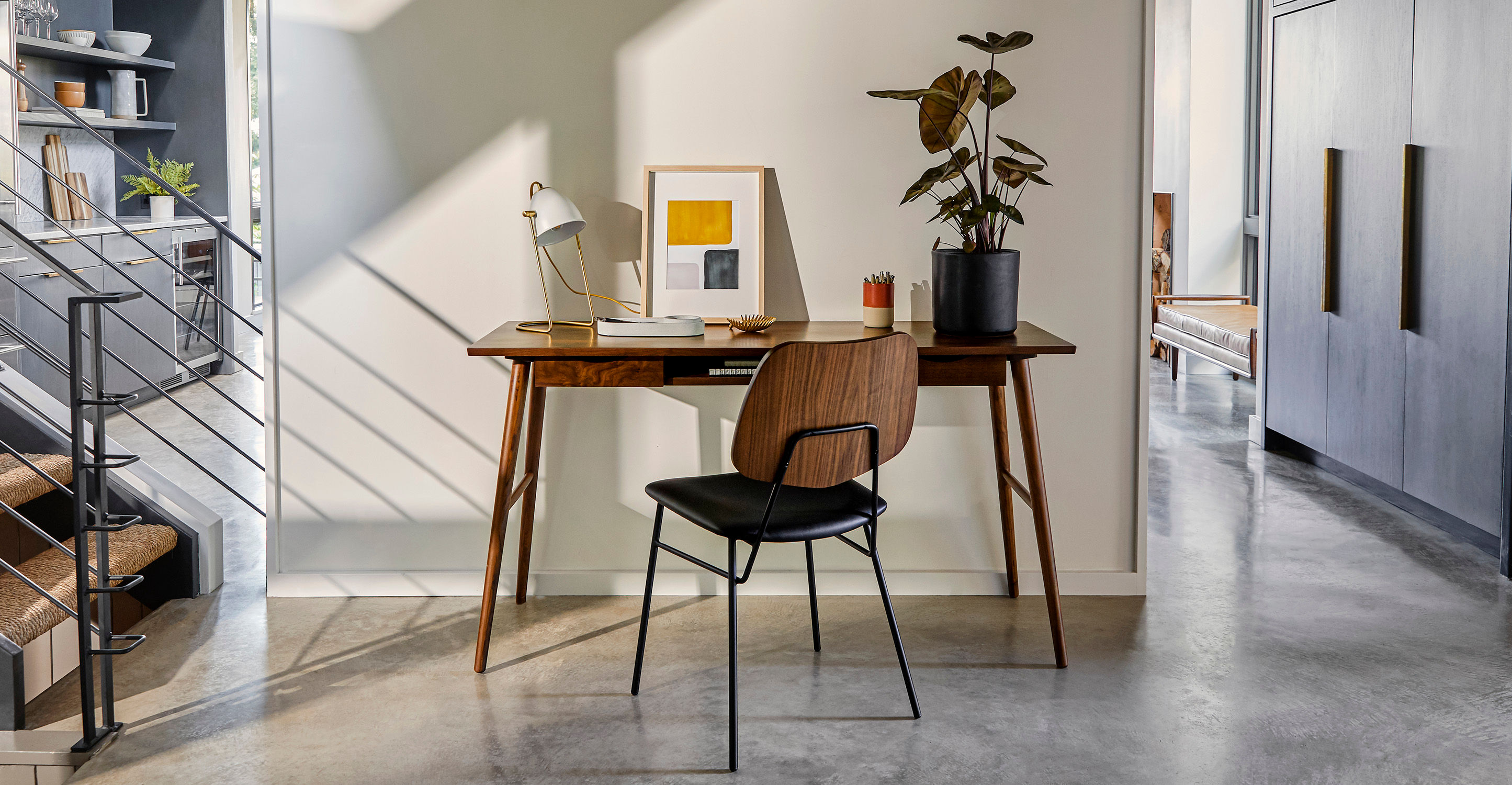 Culla Walnut Desk thumbnail 2