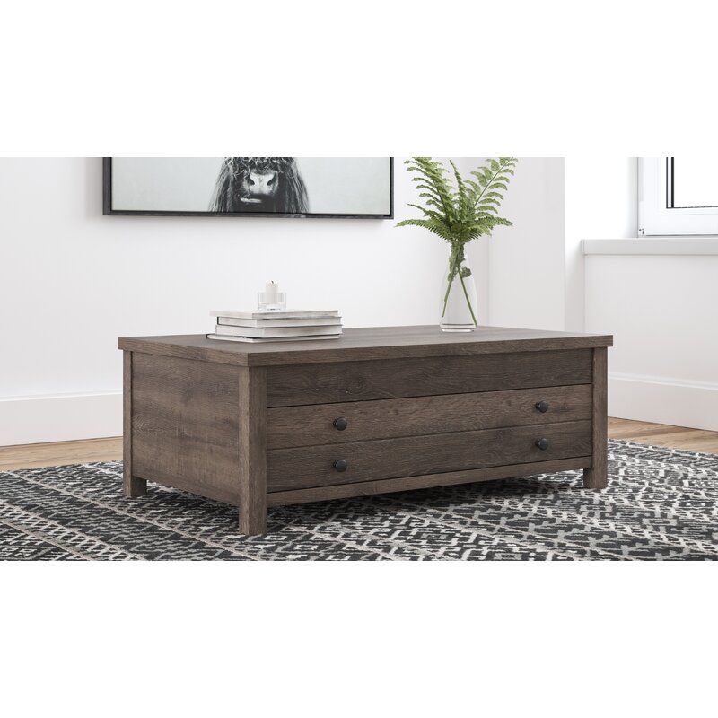 Dune Lift Top Coffee Table with Storage thumbnail 2