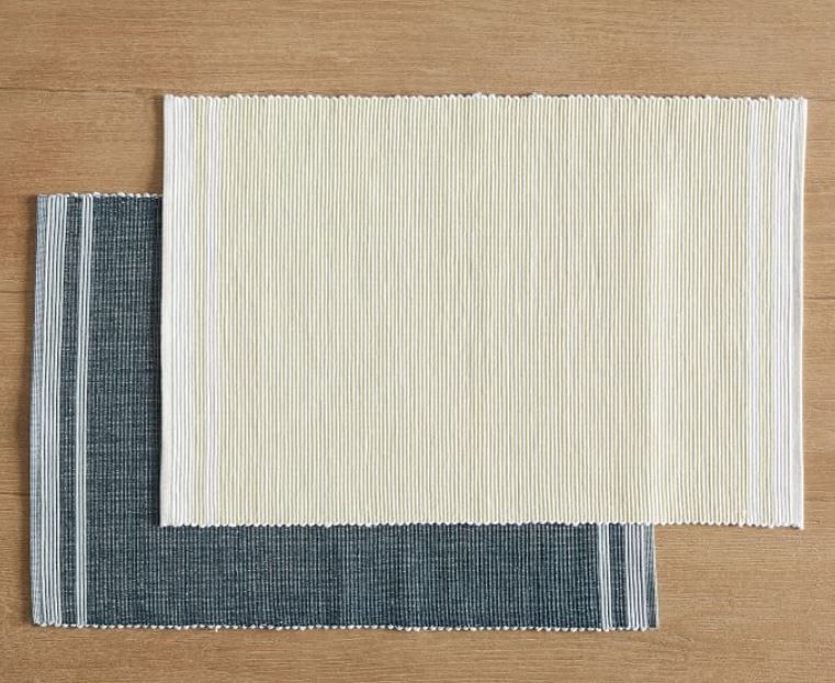 Cotton Casual Striped Placemats thumbnail 2