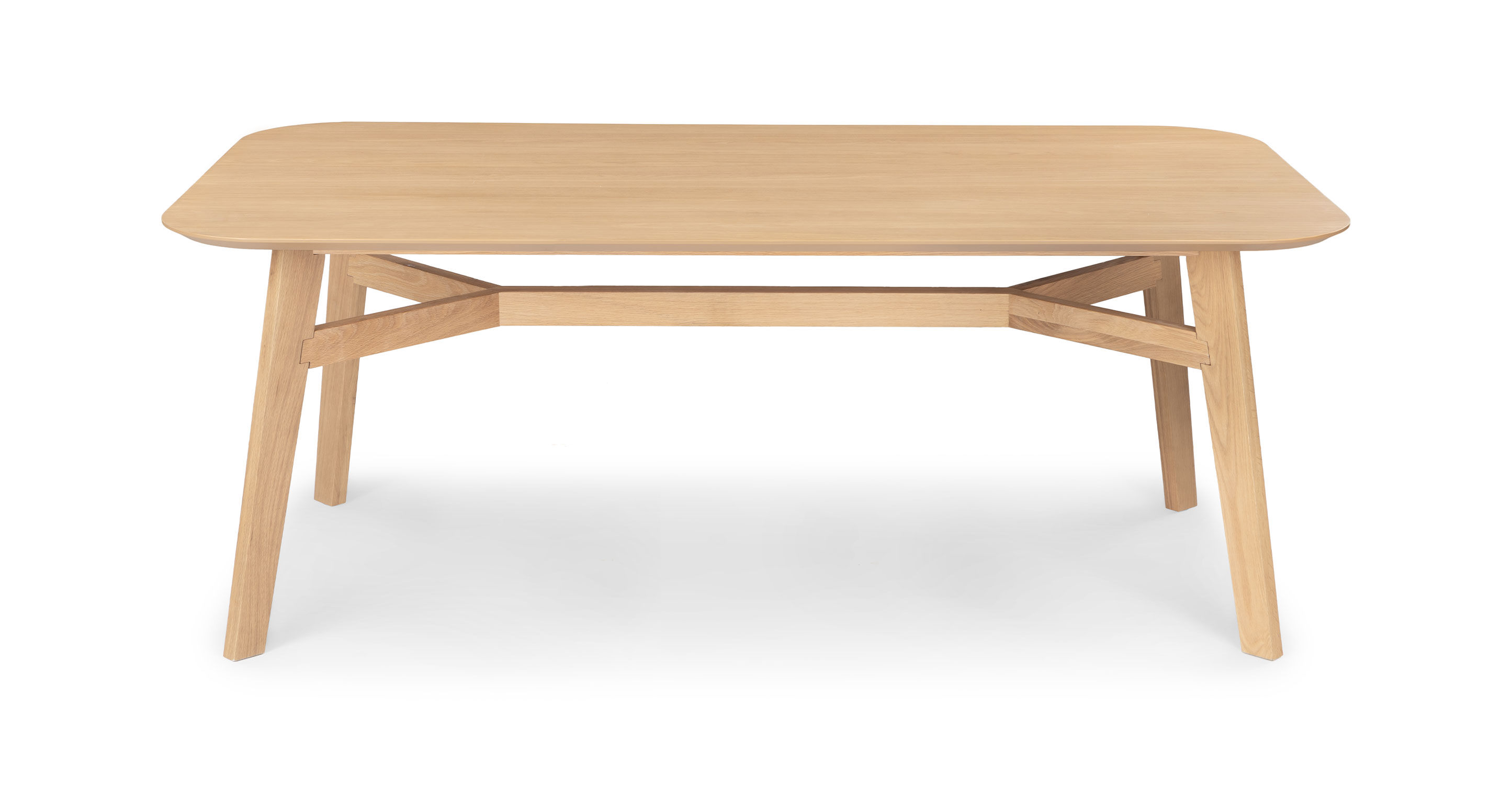 Ventu Light Oak Dining Table For 6 thumbnail 3