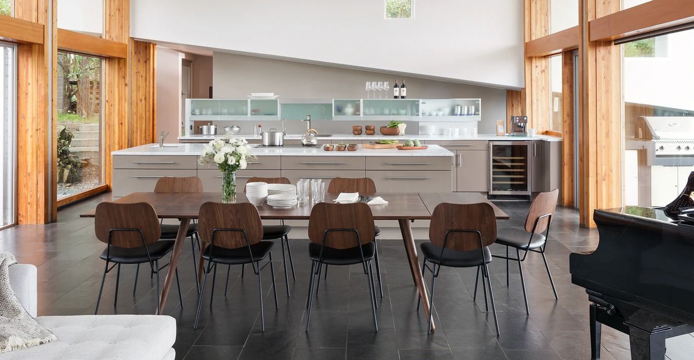 Seno Walnut Dining Table, Extendable thumbnail 2