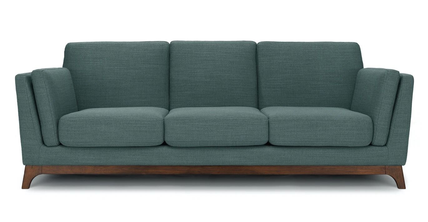 Ceni lagoon blue sofa thumbnail 3