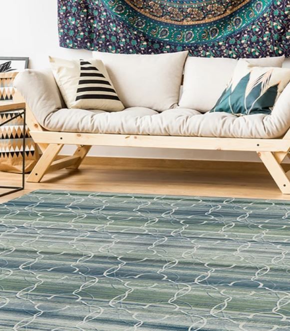 Casablanca Blue Green Rug-8'x10' thumbnail 2