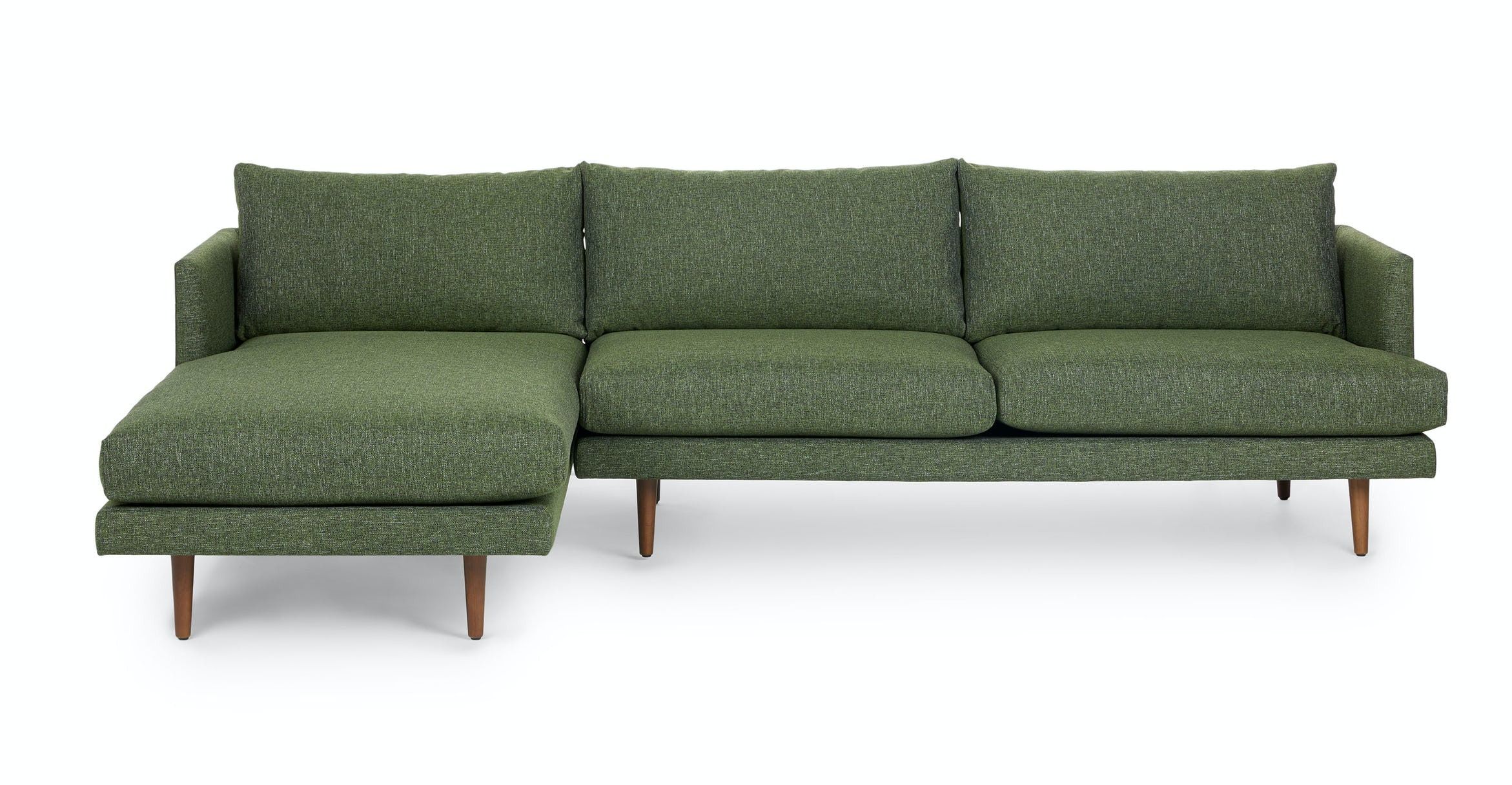 Burrard Forest Green Left Sectional thumbnail 3